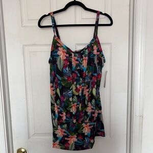 Swimsuits For All Tropical Flower Swim Top
